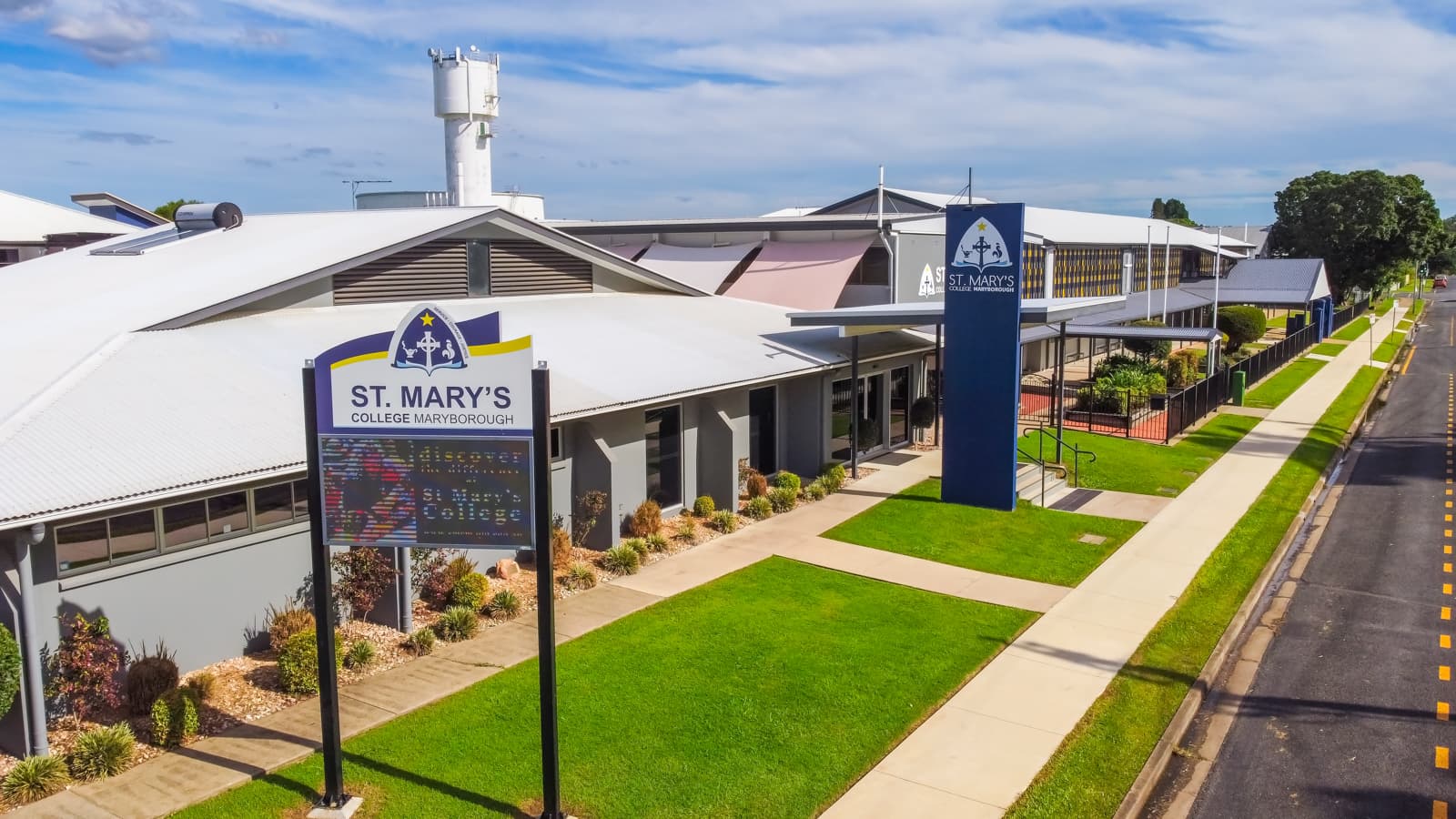 St Mary's College Maryborough after repaint