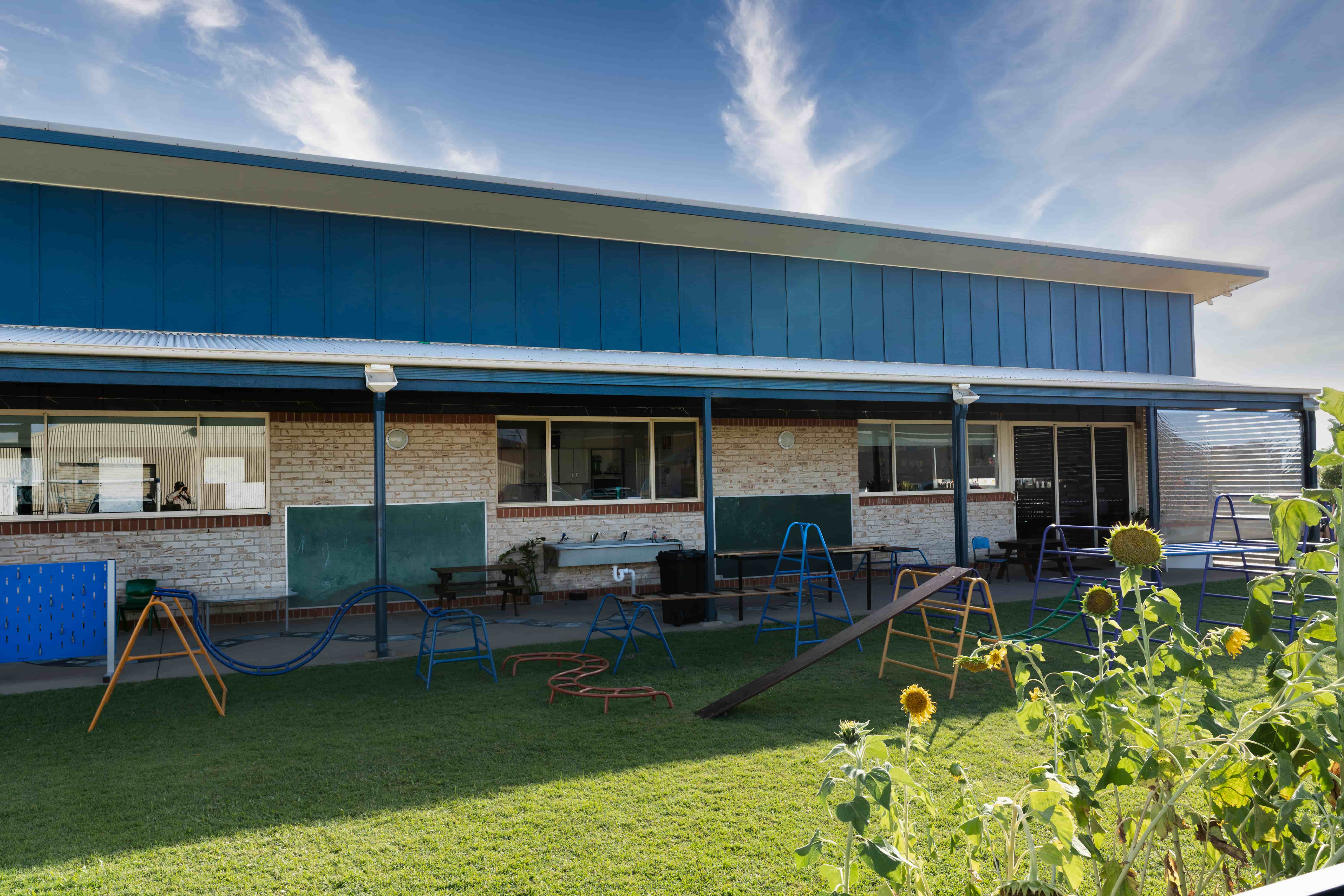 Bundaberg Christian College after being repainted