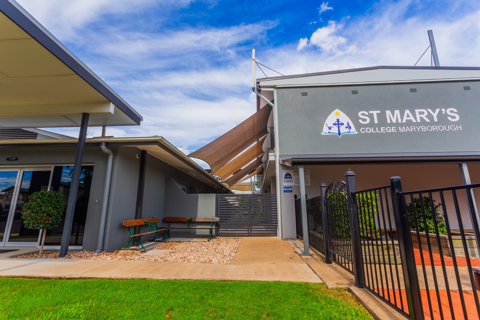 St Mary's College Maryborough after repaint